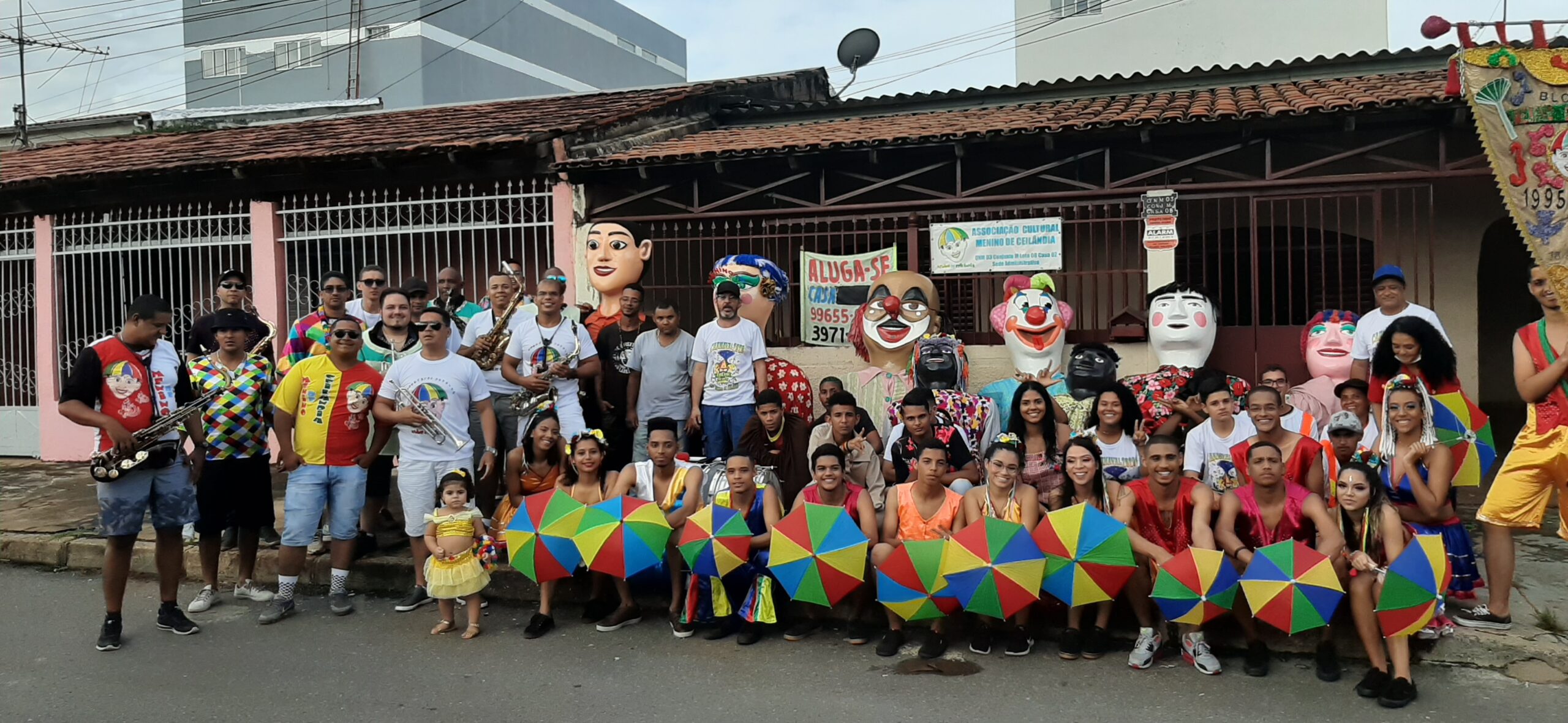 Cultural Menino de Ceilandia- carnaval – 2020 – frente de casa